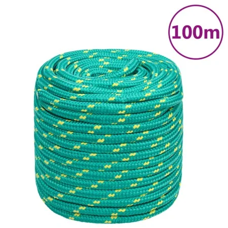 Cuerda de barco polipropileno verde 18 mm 100 m de vidaXL, Sogas y cuerdas metálicas - Ref: Foro24-152737, Precio: 99,70 €, D...