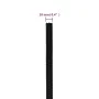 Black polyester work rope 10 mm 25 m by vidaXL, Ropes and metal cords - Ref: Foro24-152822, Price: 19,66 €, Discount: %