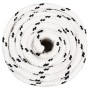 Cuerda para barco trenzada poliéster blanco 18 mmx25 m de vidaXL, Sogas y cuerdas metálicas - Ref: Foro24-152786, Precio: 36,...