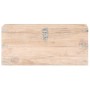 Baúl de madera maciza de acacia 90x40x40 cm en Baúles de almacenamiento | Comprar online en Foru.es