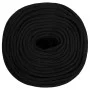 Cuerda de trabajo poliéster negro 6 mm 50 m de vidaXL, Sogas y cuerdas metálicas - Ref: Foro24-152813, Precio: 17,58 €, Descu...