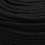 Cuerda de trabajo poliéster negro 6 mm 50 m de vidaXL, Sogas y cuerdas metálicas - Ref: Foro24-152813, Precio: 17,58 €, Descu...