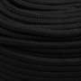 Cuerda de trabajo poliéster negro 6 mm 50 m de vidaXL, Sogas y cuerdas metálicas - Ref: Foro24-152813, Precio: 16,31 €, Descu...