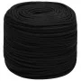 Cuerda de trabajo poliéster negro 8 mm 50 m de vidaXL, Sogas y cuerdas metálicas - Ref: Foro24-152818, Precio: 22,64 €, Descu...