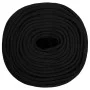 Cuerda de trabajo poliéster negro 8 mm 50 m de vidaXL, Sogas y cuerdas metálicas - Ref: Foro24-152818, Precio: 22,64 €, Descu...