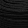 Cuerda de trabajo poliéster negro 8 mm 50 m de vidaXL, Sogas y cuerdas metálicas - Ref: Foro24-152818, Precio: 22,64 €, Descu...