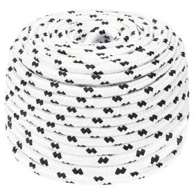 Polyester geflochtenes Bootstau weiß 6 mmx100 m von vidaXL, Seile und Metallschnüre - Ref: Foro24-152763, Preis: 19,80 €, Rab...