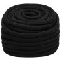Cuerda de trabajo poliéster negro 20 mm 100 m de vidaXL, Sogas y cuerdas metálicas - Ref: Foro24-152842, Precio: 160,52 €, De...