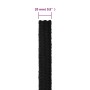 Cuerda de trabajo poliéster negro 20 mm 100 m de vidaXL, Sogas y cuerdas metálicas - Ref: Foro24-152842, Precio: 160,52 €, De...