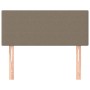 Cabecero de tela gris taupe 100x5x78/88 cm de vidaXL, Cabeceros y pies de cama - Ref: Foro24-345768, Precio: 40,22 €, Descuen...