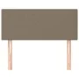 Cabecero de tela gris taupe 100x5x78/88 cm de vidaXL, Cabeceros y pies de cama - Ref: Foro24-345768, Precio: 39,64 €, Descuen...
