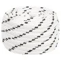 Cuerda para barco trenzada poliéster blanco 20 mmx100 m de vidaXL, Sogas y cuerdas metálicas - Ref: Foro24-152791, Precio: 12...