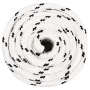 Cuerda para barco trenzada poliéster blanco 20 mmx100 m de vidaXL, Sogas y cuerdas metálicas - Ref: Foro24-152791, Precio: 12...