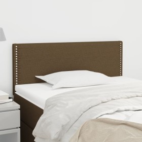 Cabecero de tela marrón oscuro 80x5x78/88 cm de vidaXL, Cabeceros y pies de cama - Ref: Foro24-345867, Precio: 22,95 €, Descu...