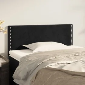 Black velvet headboard 80x5x78/88 cm by vidaXL, Headboards and footboards - Ref: Foro24-345880, Price: 22,41 €, Discount: %