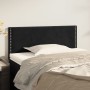 Cabecero de terciopelo negro 80x5x78/88 cm de vidaXL, Cabeceros y pies de cama - Ref: Foro24-345880, Precio: 22,59 €, Descuen...