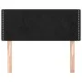 Cabecero de terciopelo negro 80x5x78/88 cm de vidaXL, Cabeceros y pies de cama - Ref: Foro24-345880, Precio: 22,41 €, Descuen...