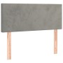 Cabecero de terciopelo gris claro 90x5x78/88 cm de vidaXL, Cabeceros y pies de cama - Ref: Foro24-345758, Precio: 36,08 €, De...