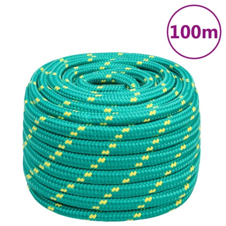 Cuerda de barco polipropileno verde 20 mm 100 m de vidaXL, Sogas y cuerdas metálicas - Ref: Foro24-152740, Precio: 121,40 €, ...