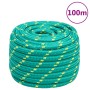 Cuerda de barco polipropileno verde 20 mm 100 m de vidaXL, Sogas y cuerdas metálicas - Ref: Foro24-152740, Precio: 121,40 €, ...