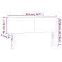 Cabeceros 2 unidades tela gris taupe 72x5x78/88 cm de vidaXL, Cabeceros y pies de cama - Ref: Foro24-345788, Precio: 62,65 €,...