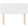 Cabecero de cuero sintético blanco 80x5x78/88 cm de vidaXL, Cabeceros y pies de cama - Ref: Foro24-345733, Precio: 36,75 €, D...