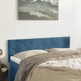 Kopfteile 2 Einheiten dunkelblauer Samt 72x5x78/88 cm von vidaXL, Kopf- und Fußteile - Ref: Foro24-345802, Preis: 49,77 €, Ra...