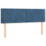 Cabeceros 2 unidades terciopelo azul oscuro 72x5x78/88 cm de vidaXL, Cabeceros y pies de cama - Ref: Foro24-345802, Precio: 5...