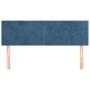 Cabeceros 2 unidades terciopelo azul oscuro 72x5x78/88 cm de vidaXL, Cabeceros y pies de cama - Ref: Foro24-345802, Precio: 5...