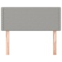 Cabecero de tela gris claro 100x5x78/88 cm de vidaXL, Cabeceros y pies de cama - Ref: Foro24-345904, Precio: 25,13 €, Descuen...