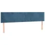 Kopfteile 2 Einheiten aus dunkelblauem Samt 100x5x78/88 cm von vidaXL, Kopf- und Fußteile - Ref: Foro24-345862, Preis: 63,78 ...
