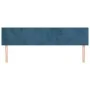 Headboards 2 units of dark blue velvet 100x5x78/88 cm by vidaXL, Headboards and footboards - Ref: Foro24-345862, Price: 63,78...