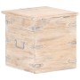 Baúl de madera maciza de acacia 40x40x40 cm en Baúles de almacenamiento | Comprar online en Foru.es