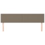 Cabeceros 2 unidades de tela gris taupe 100x5x78/88 cm de vidaXL, Cabeceros y pies de cama - Ref: Foro24-345848, Precio: 73,2...