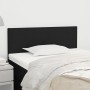 Cabecero de tela negro 100x5x78/88 cm de vidaXL, Cabeceros y pies de cama - Ref: Foro24-345766, Precio: 37,51 €, Descuento: %