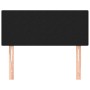 Cabecero de tela negro 100x5x78/88 cm de vidaXL, Cabeceros y pies de cama - Ref: Foro24-345766, Precio: 37,51 €, Descuento: %