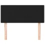 Cabecero de tela negro 100x5x78/88 cm de vidaXL, Cabeceros y pies de cama - Ref: Foro24-345766, Precio: 36,91 €, Descuento: %