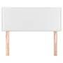 White synthetic leather headboard 80x5x78/88 cm by vidaXL, Headboards and footboards - Ref: Foro24-345873, Price: 25,43 €, Di...