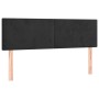Cabeceros 2 unidades terciopelo negro 72x5x78/88 cm de vidaXL, Cabeceros y pies de cama - Ref: Foro24-345800, Precio: 58,96 €...