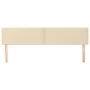 Cabeceros 2 unidades de tela color crema 90x5x78/88 cm de vidaXL, Cabeceros y pies de cama - Ref: Foro24-345969, Precio: 59,0...