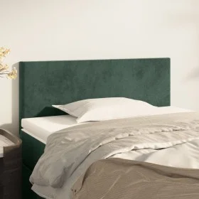 Dunkelgrünes Samtkopfteil 100x5x78/88 cm von vidaXL, Kopf- und Fußteile - Ref: Foro24-345781, Preis: 40,50 €, Rabatt: %