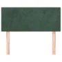 Dunkelgrünes Samtkopfteil 100x5x78/88 cm von vidaXL, Kopf- und Fußteile - Ref: Foro24-345781, Preis: 40,50 €, Rabatt: %