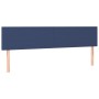 Cabeceros 2 unidades de tela azul 90x5x78/88 cm de vidaXL, Cabeceros y pies de cama - Ref: Foro24-345830, Precio: 57,39 €, De...