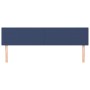 Cabeceros 2 unidades de tela azul 90x5x78/88 cm de vidaXL, Cabeceros y pies de cama - Ref: Foro24-345830, Precio: 57,39 €, De...