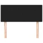 Cabecero de tela negro 80x5x78/88 cm de vidaXL, Cabeceros y pies de cama - Ref: Foro24-345726, Precio: 29,23 €, Descuento: %