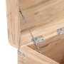 Baúl de madera maciza de acacia 40x40x40 cm en Baúles de almacenamiento | Comprar online en Foru.es