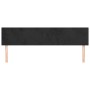 Cabeceros 2 unidades de terciopelo negro 80x5x78/88 cm de vidaXL, Cabeceros y pies de cama - Ref: Foro24-345820, Precio: 71,5...