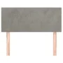 Hellgraues Samtkopfteil 80x5x78/88 cm von vidaXL, Kopf- und Fußteile - Ref: Foro24-345738, Preis: 29,22 €, Rabatt: %