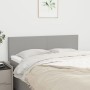 Cabeceros 2 unidades tela gris claro 72x5x78/88 cm de vidaXL, Cabeceros y pies de cama - Ref: Foro24-345784, Precio: 58,56 €,...