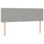 Headboards 2 units light gray fabric 72x5x78/88 cm by vidaXL, Headboards and footboards - Ref: Foro24-345784, Price: 61,92 €,...